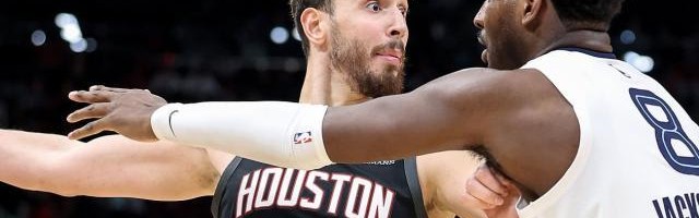 球探体育登录入口-火箭双巨头完美合体轰66分！杜兰特申京挡拆显威